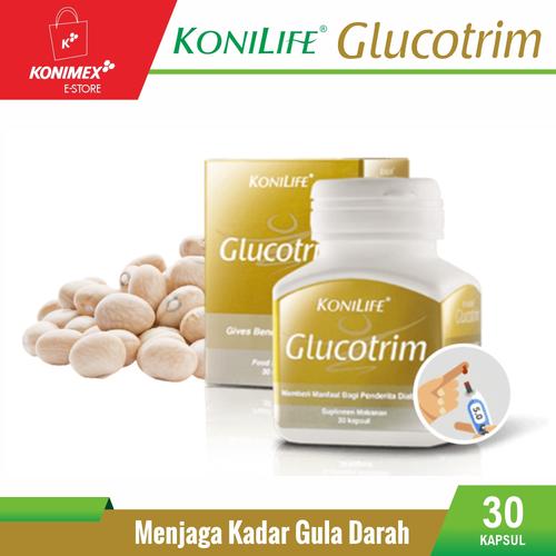 Foto Produk KONILIFE GLUCOTRIM Food Supplement Botol 30 Menjaga Kadar Gula Darah dari Konimex Store