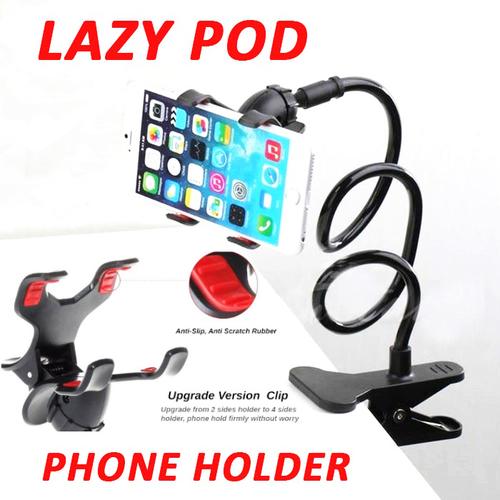 Foto Produk Stand HP Meja Jepit Desk Phone Holder Handphone Lazypod K2-645 - Hitam dari BRANDOS