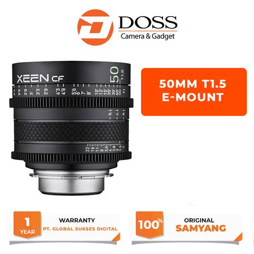 Foto Produk Samyang Xeen CF 50mm T1.5 Pro Cine Lens / Cine Lens / E / EF / PL - E-Mount dari DOSS