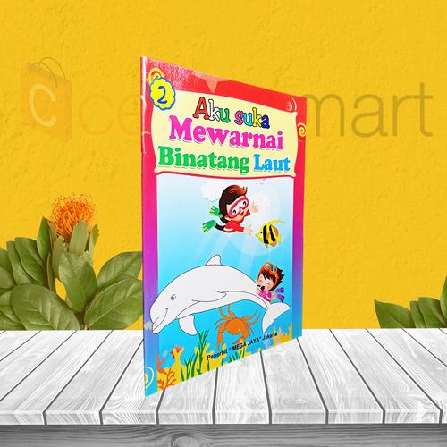 Foto Produk BUKU ANAK TK PAUD: AKU SUKA MEWARNAI BINATANG LAUT dari cerdas media
