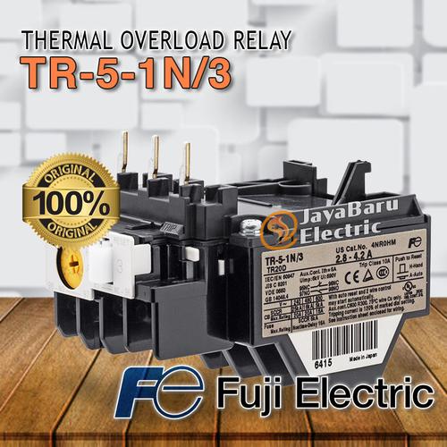 Jual Thermal Overload Relay Fuji Tr 5 1n 3 Tr51n Tr5 1n 4 6a Jakarta Barat Toko Ol Sinar Jaya Baru Tokopedia
