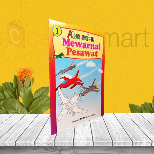 Foto Produk BUKU ANAK TK PAUD: AKU SUKA MEWARNAI PESAWAT dari cerdas media