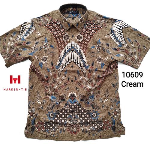 Foto Produk BATIK PENDEK ALISAN REGULER FIT 10609 - Cream, XL dari harden