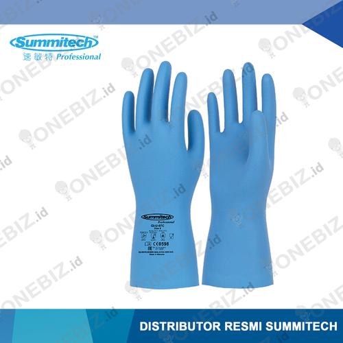 Gambar Chemical Glove/Sarung Tangan Kimia Nitril/Nitrile Summitech GI-U-07C dari ONEBIZ Kab. Bogor Tokopedia