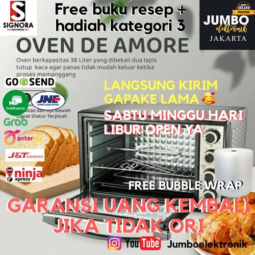 Foto Produk Signora Oven De Amore Bonus Hadiah 38 Liter Oven De Amore Signora 38l dari Jumbo Elektronik