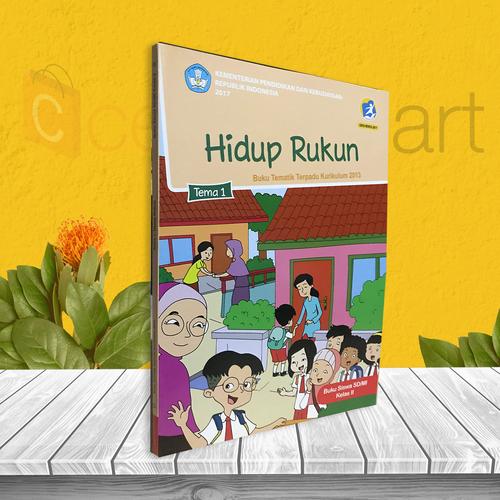 Foto Produk BUKU TEMATIK SD/MI: HIDUP RUKUN TEMA 1 KELAS 2 SD/MI dari cerdas media