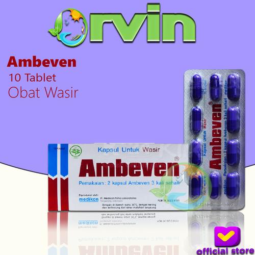 Foto Produk Ambeven 1 strip @10 Tablet / obat Wasir / obat saluran pencernaan dari Orvin Health & Beauty