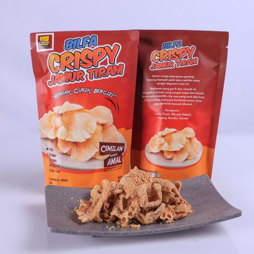 Gambar Jamur Tiram Crispy Aneka Rasa ''Bilfa''-Ekonomis 200 g dari UMKMKITABISA Kab. Trenggalek Tokopedia