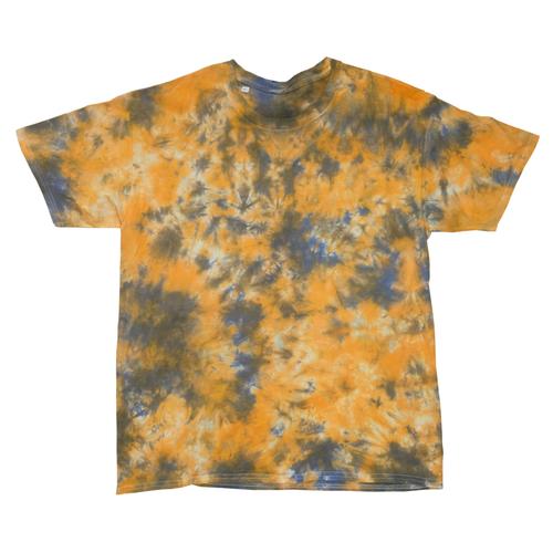 Jual Tie Dye T-shirt Marble Orange Blue 