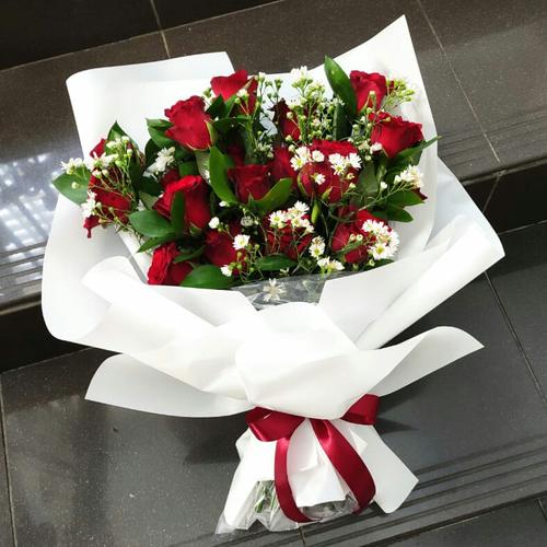 Jual FRESH FLOWERS BUKET/BUKET BUNGA/BUKET MAWAR/KADO WISUDA/BIRTHDAY