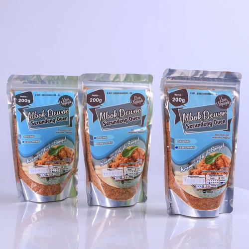 Gambar Serundeng Oven 200 g ''Kharisma''-ori/pedas dari UMKMKITABISA Kab. Trenggalek Tokopedia