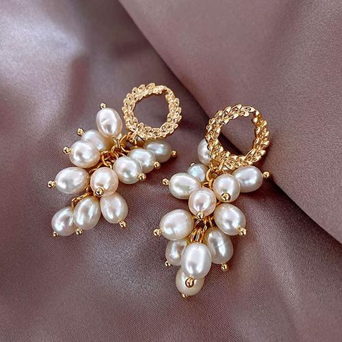 Foto Produk anting fashion natural pearl drop earrings jan221 dari Oila