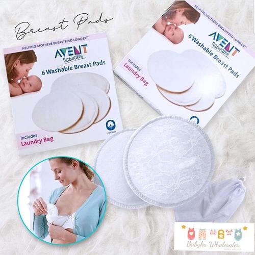 Foto Produk breast pad avent / washable breastpad avent dari BABYKU WHOLESALER