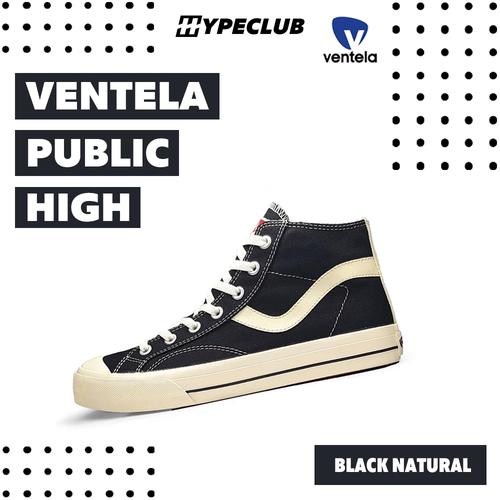Jual Sepatu Ventela Public High / Sepatu Casual ORIGINAL - Black