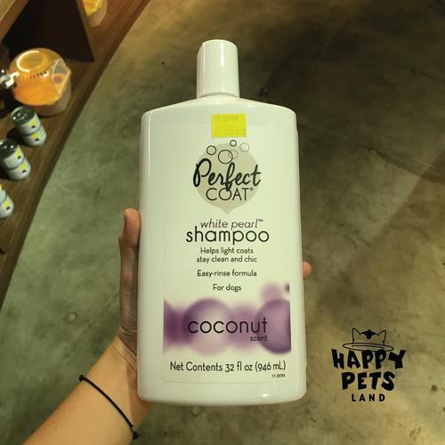 perfect coat white pearl coconut shampoo for dogs