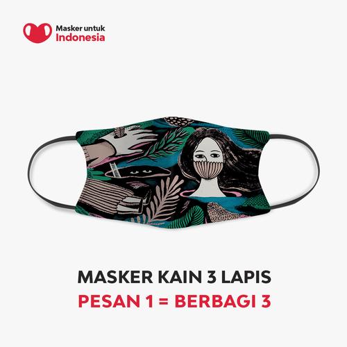 Foto Produk Marishka Soekarna x Masker untuk Indonesia dari Masker untuk Indonesia