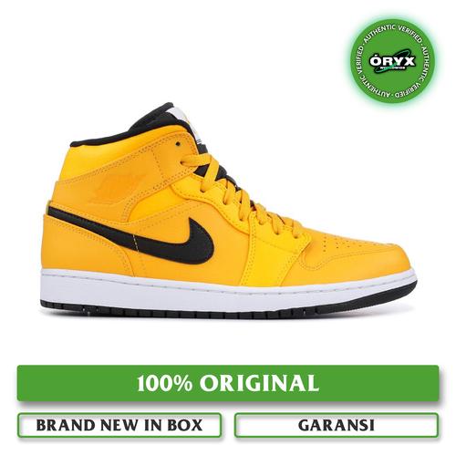 Jual Nike Air Jordan 1 Mid Taxi Yellow 