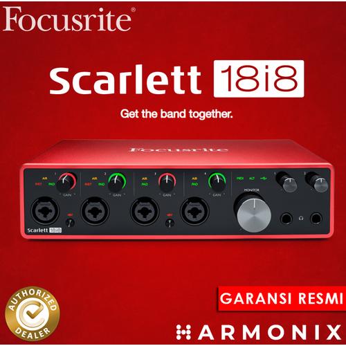 focusrite scarlett 18i8 3rd gen usb audio interface focusrite scarlett 18i8 3rd gen usb audio interface