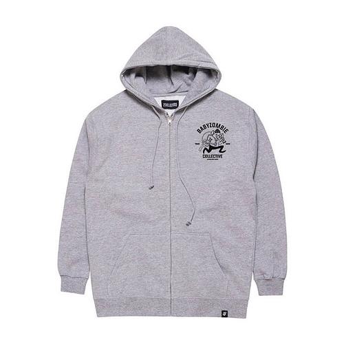 Foto Produk BABY ZOMBIE - Zipper Hoodie Ratte Misty Grey - M dari Baby Zombie Co.