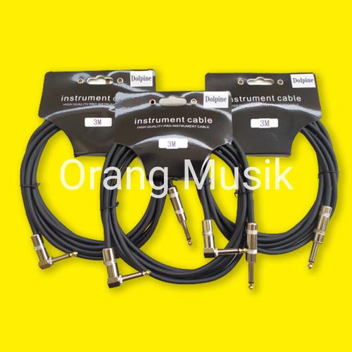 Foto Produk Kabel Jack 3 Meter Import - Kabel Jack Gitar Bass dan Keyboard 3m dari Orang Musik