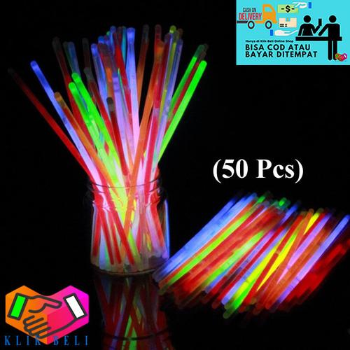 Jual [KBM] (Isi 50 Pcs) Glow Stick Stik Fosfor Glow In The Dark Gelang ...