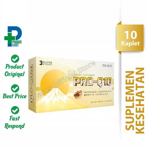 Foto Produk Pro-Q10 1 Blister @ 10 Kaplet Suplemen Kesehatan dari Pharos Official Store