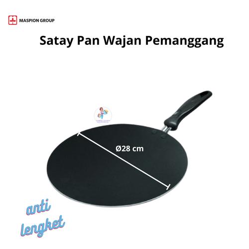 Foto Produk WAJAN PEMANGGANG ( IKAN / SATE ) TEFLON 28CM MAXIM VENICE SATAY PAN dari KimberlyOnShop