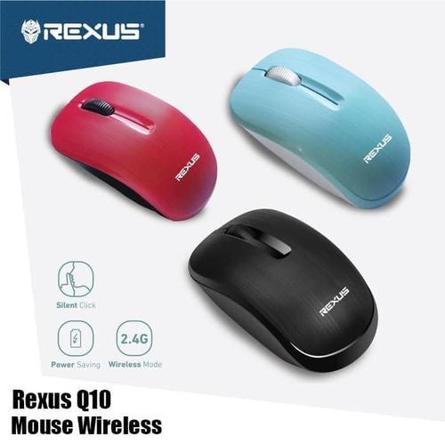 Hs Click Merah Jual Rexus Q10 Mouse Wireless Office Silent Click - Merah - Jakarta ...
