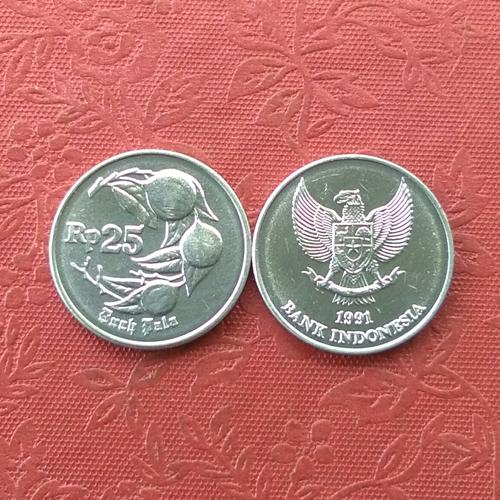 Jual Koin Indonesia Rp 25 Rupiah 1991 Buah Pala TP1tb - Kab. Batang - warung koin | Tokopedia