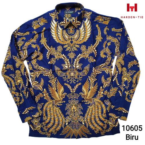 Foto Produk BATIK ALISAN PANJANG SLIMFIT 10605 - Biru, M dari harden
