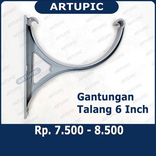Foto Produk Gantungan Talang Pakan 6 inch Setengah Lingkaran PVC Kandang Ayam dari ArtupicPeralatanPeternak