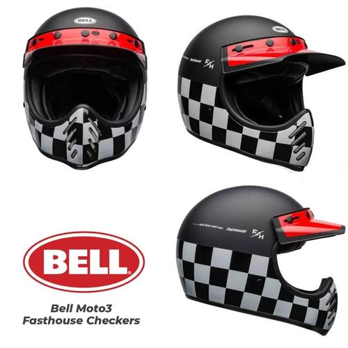 Bell Moto3 / Moto 3 Fasthouse Checkers 
