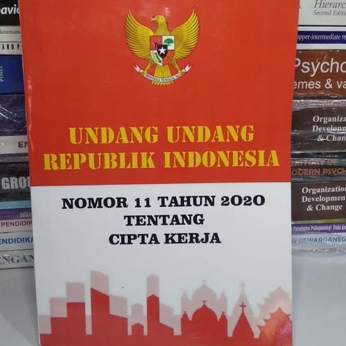 Foto Produk UU OMNIBUS LAW Cipta Kerja Nomor 11 Tahun 2020 ( ADA DAFTAR ISINYA ) dari Lembah Buku