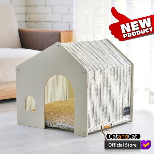 Foto Produk Rumah kucing - Cat house premium desain mewah dengan bantal lembut dari catandcat
