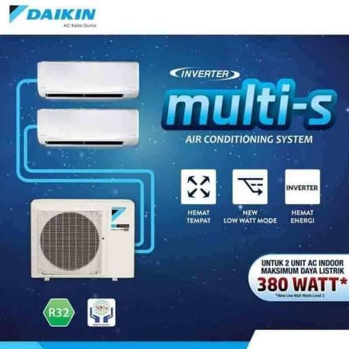 Jual Ac Daikin Multi S 1 2 Pk 3 4 Pk 2mkc20vvm4 15 20 Multi Split Kota Surabaya Terbaiktronics 