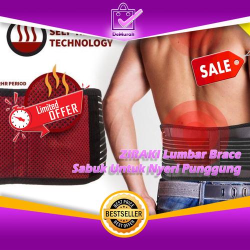 Promo ZIRAKI Lumbar Brace Sabuk Untuk Nyeri Punggung dan Pinggang