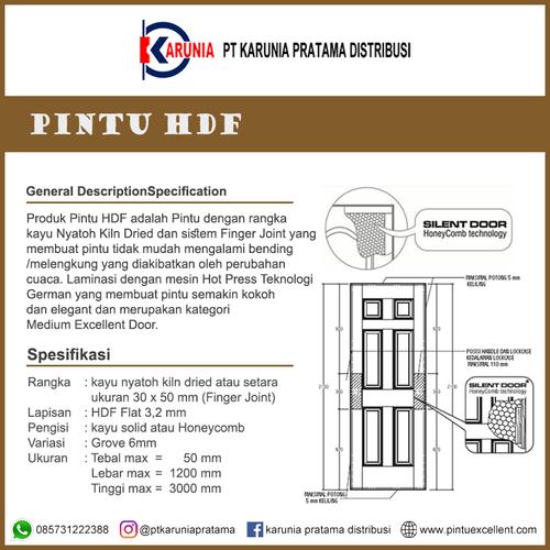 Gambar Pintu HDF Standart Panel Series dari Pratama Karunia Kab. Sidoarjo Tokopedia