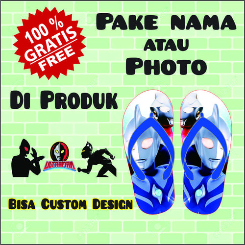 Foto Produk sandal jepit karakter ultraman dari casaloma