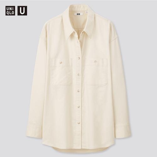 Jual Uniqlo U Double Pocket Overized L 