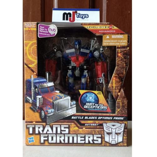 Transformer Battle Blades Optimus Prime di Mj Toys Tokopedia