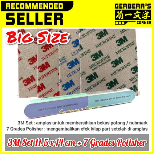 Foto Produk 3M Sanding Sponge Set 11.5 x 14 cm + 7 Grades Polisher Amplas Gundam dari Gerbera's Corner