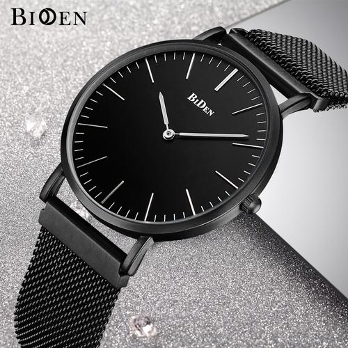 Foto Produk jam tangan Biden pria wanita fashion elegant sport quartz bisnis - Hitam dari BIDEN Official Store
