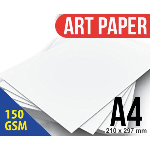 Jual Kertas Art Paper 150 gram ukuran A4 / Art Glossy Paper 150 GSM A4