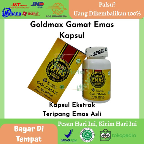 Gambar Goldmax Gamat Emas Kapsul 100% Original-Obat Herbal Diabetes & Lainnya dari MP Herbal Jakarta Timur Tokopedia