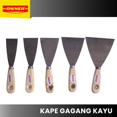 Gambar TERMURAH Kape / Scraper Gagang Kayu *OWNER* - 1.5 Inch dari Yozuri STS Kota Tangerang Tokopedia