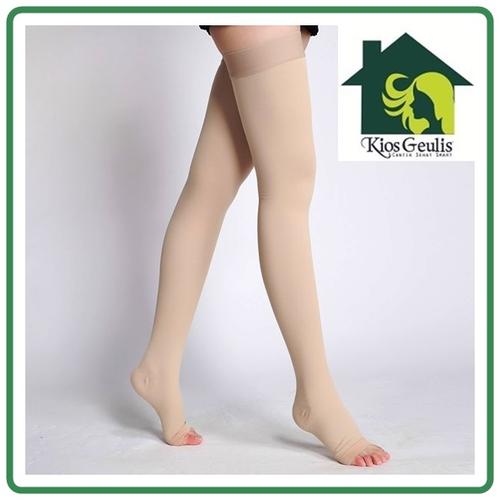 Gambar Stocking varises stoking varices sepaha medical compression thigh sock - S, Nude dari KiosGeulis Kota Bandung Tokopedia