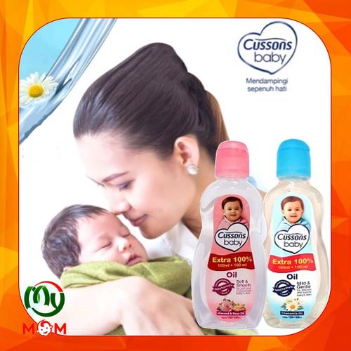 Foto Produk Cussons Baby Oil 50ml + 50ml / Cussons Oil Minyak Bayi / MY MOM - Oil Pink 50 50 dari mymom