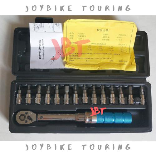 Jual Bike Torque Wrench Professional Set Carbon Tool Kit Set 2-15Nm 15 ...