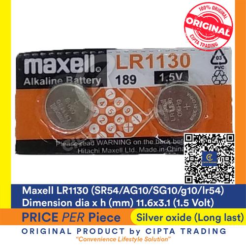 Foto Produk Button Cell - Maxell - LR1130 dari Cipta Trading