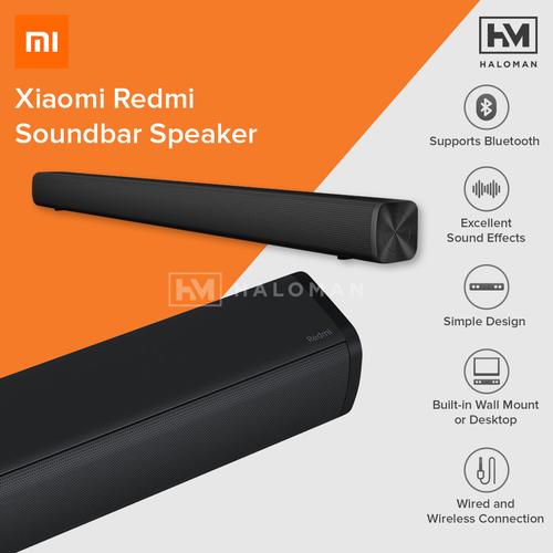 Foto Produk Xiaomi Redmi Soundbar Speaker 30W Home Theater Bluetooth 5.0 - Black dari haloman.id